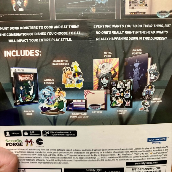 PS5 Dungeon Munchies Collector’s Edition Box Set - Picture 6 of 6